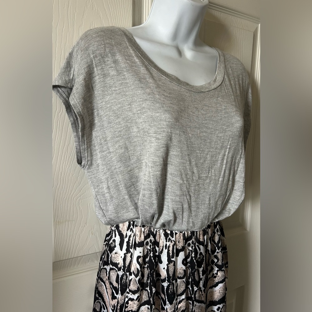 Loyd/Ford Palm Springs Women’s Loy-Tee Animal Print Jersey Top Silk Dress Sz‎ 6 - Picture 3 of 16